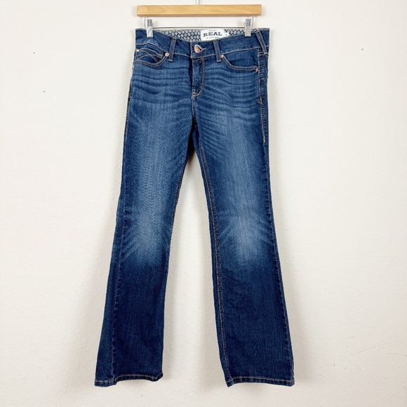 Ariat Perfect Rise Bootcut Blue Jeans Size 29 Short - Picture 1 of 7